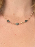 Transformation | Handmade Chain Necklace | Labradorite | 14k Gold-Filled