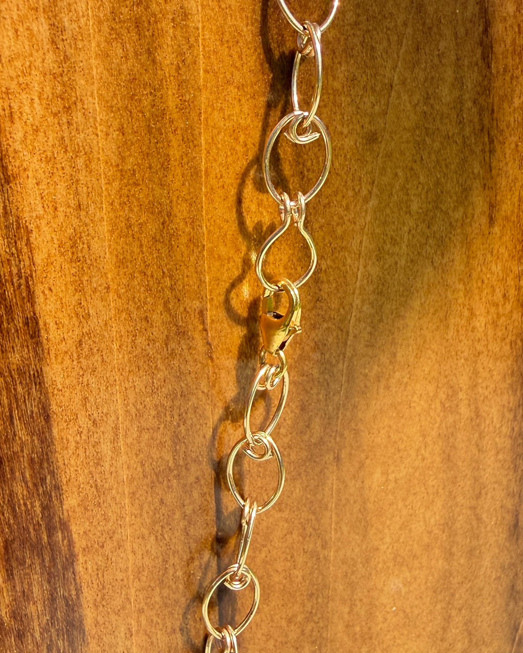 Compassion | Handmade Oval Chain | Pink Tourmaline | 14k Gold-Filled