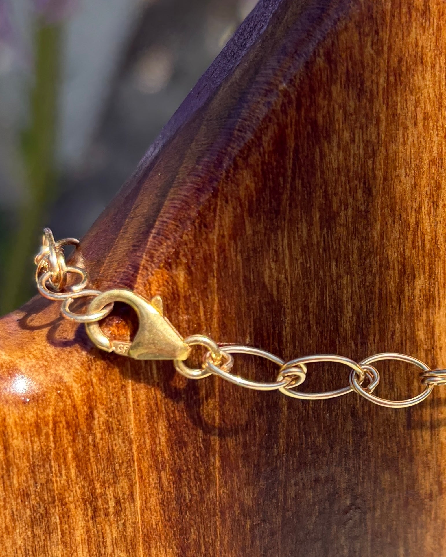 Sweet Pea | Handmade Chain Bracelet | Petal Pink Freshwater Pearl | 14k Gold-Filled