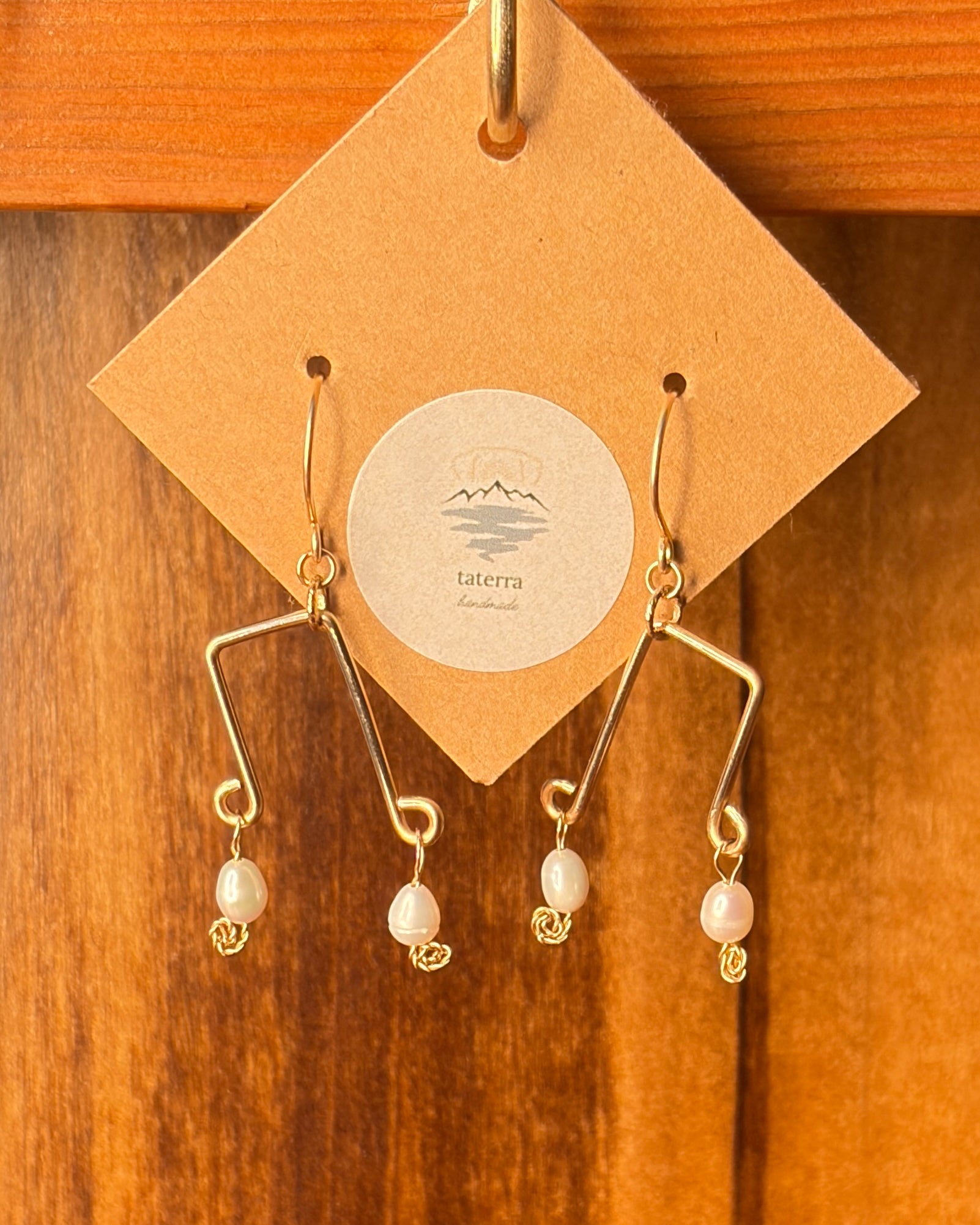 Love Notes | Dangle Earrings | Freshwater Pearls | 14k Gold-Filled