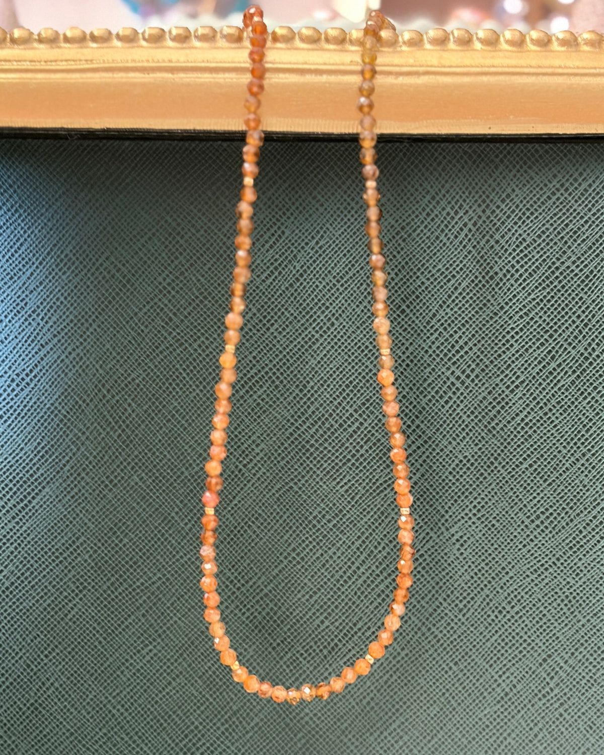 Golden Earth | Beaded Gemstone Necklace | Golden Tourmaline | 14k Gold-Filled